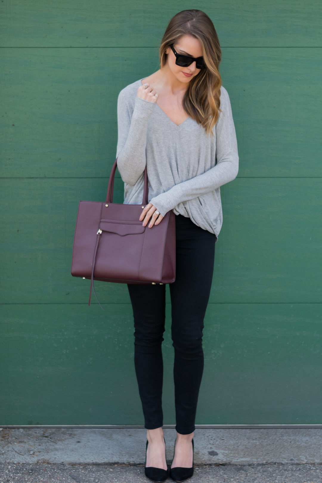 Gray-Surplice-Top-Mira-Heel