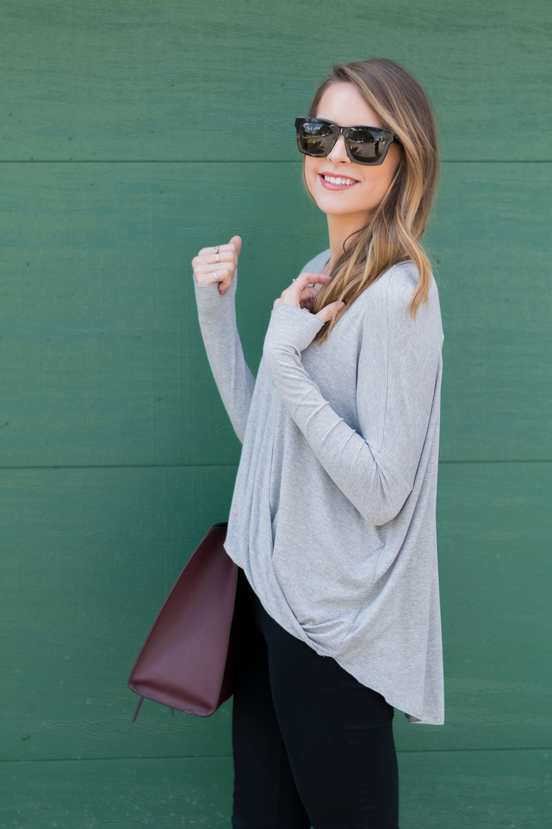 Gray-Surplice-Top-Mira-Heel