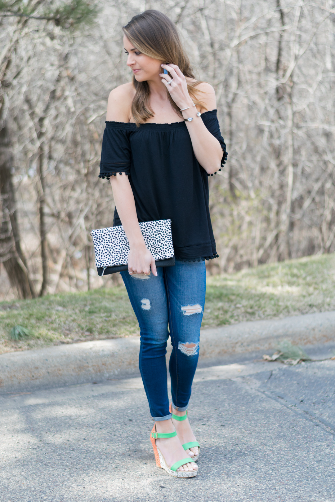 Black-Off-the-shoulder-Top