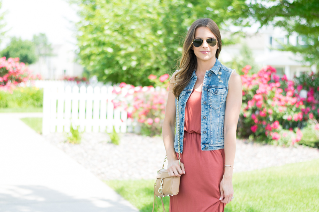 Denim-Vest-Maxi-Dress
