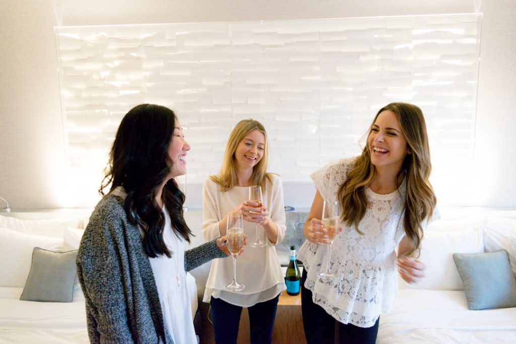 galentine's day at radisson blu mall of america, minneapolis, mn, chelsea28 lace peplum top
