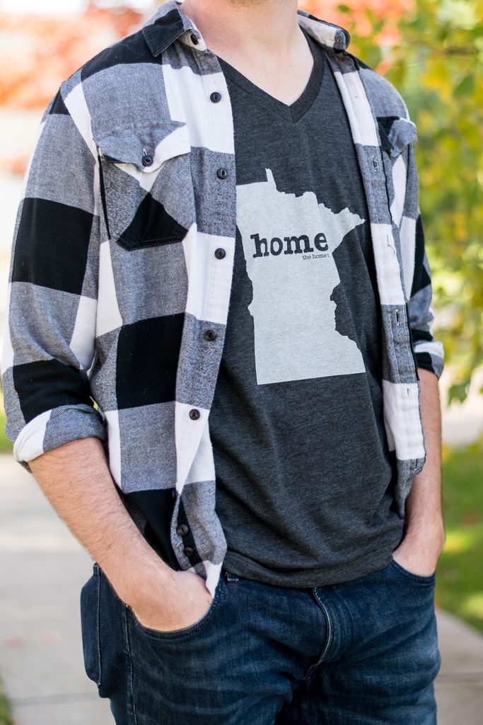 mens the home t, Minnesota state tee, t-shirt
