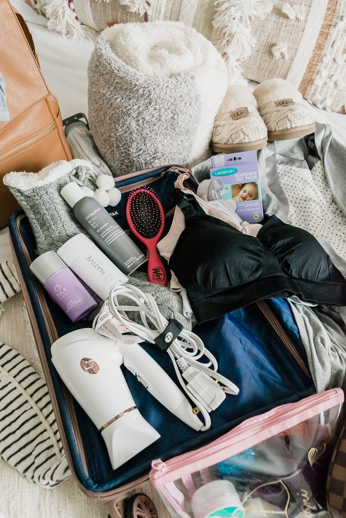 what I'm packing in my hospital bag, what to pack, mama, baby, dad