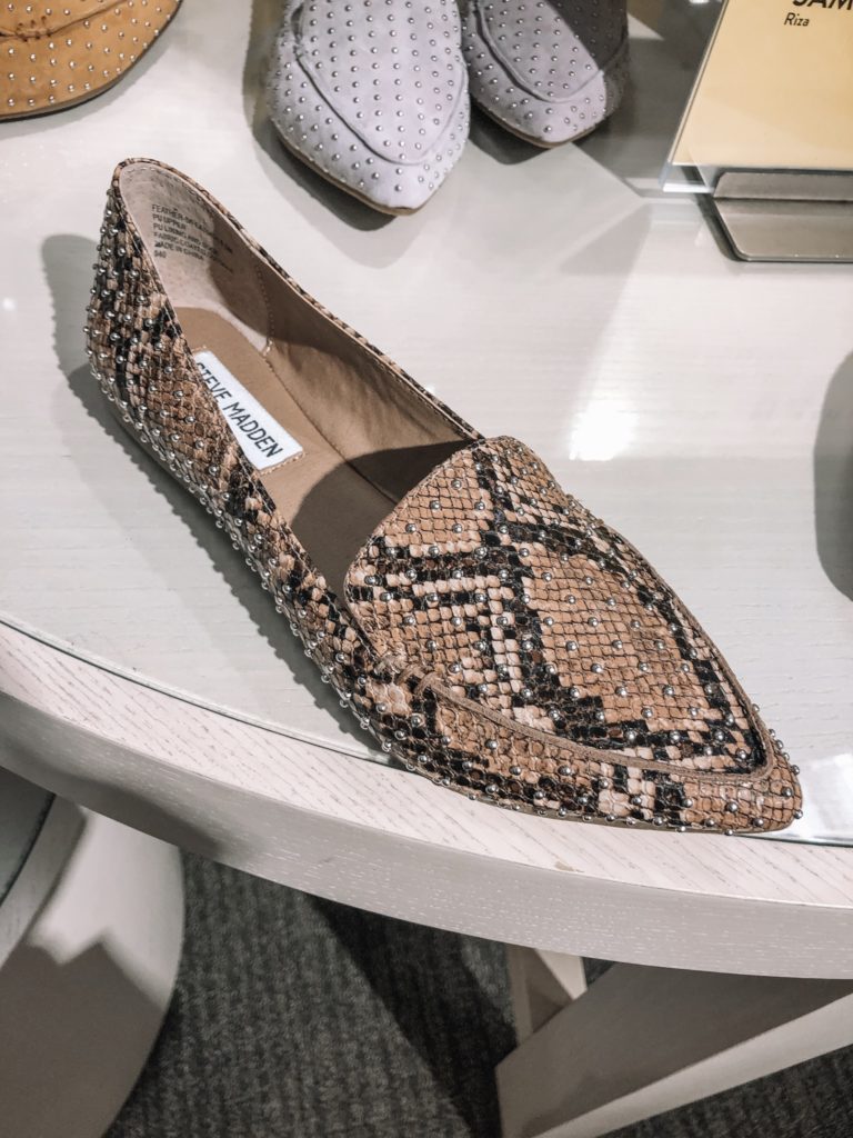 nordstrom anniversary sale 2019, nsale, Steve madden studded feather loafer flat