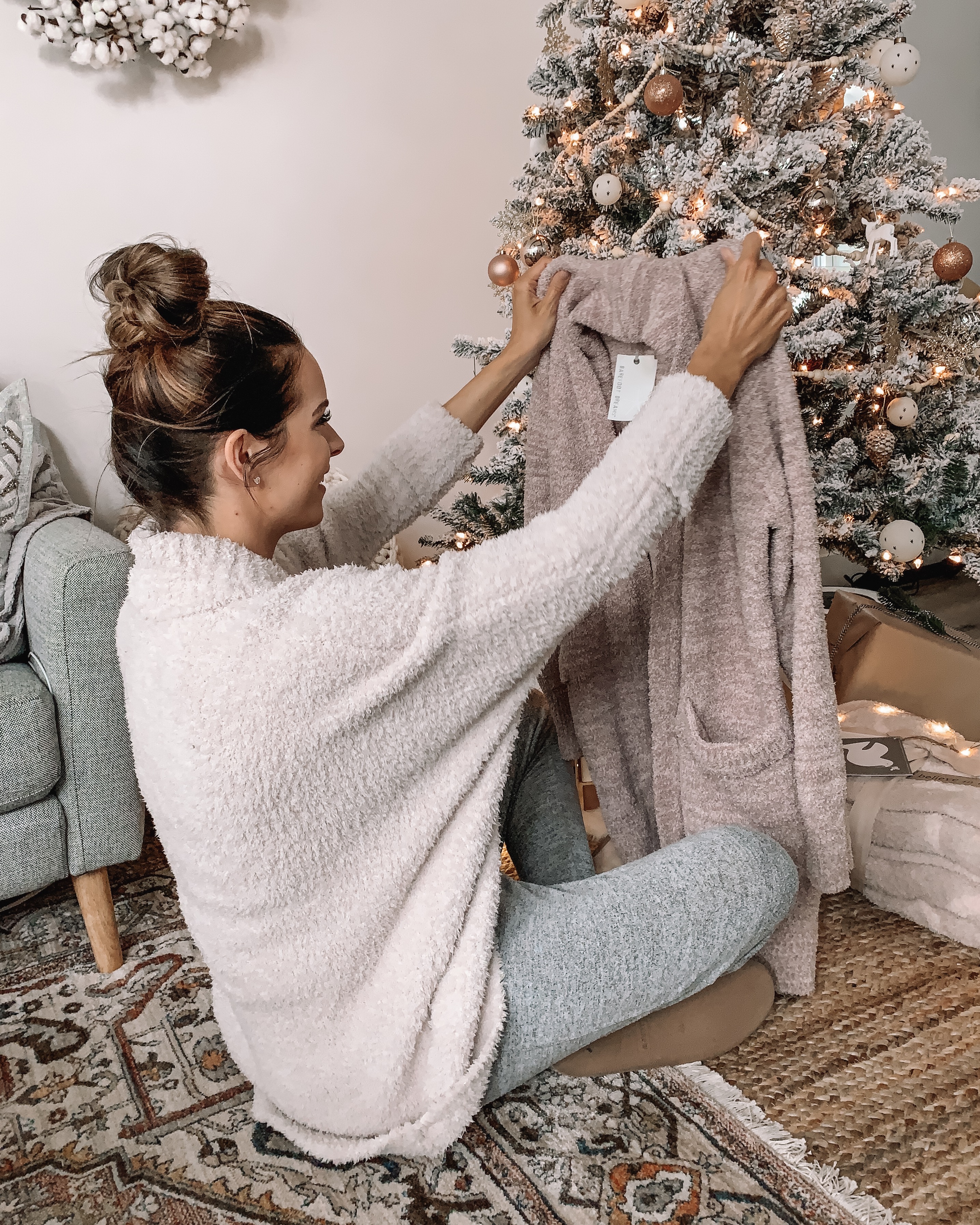 barefoot dreams cozychic cali cardi, gifts for her, best of QVC gift guide, barefoot dreams sale