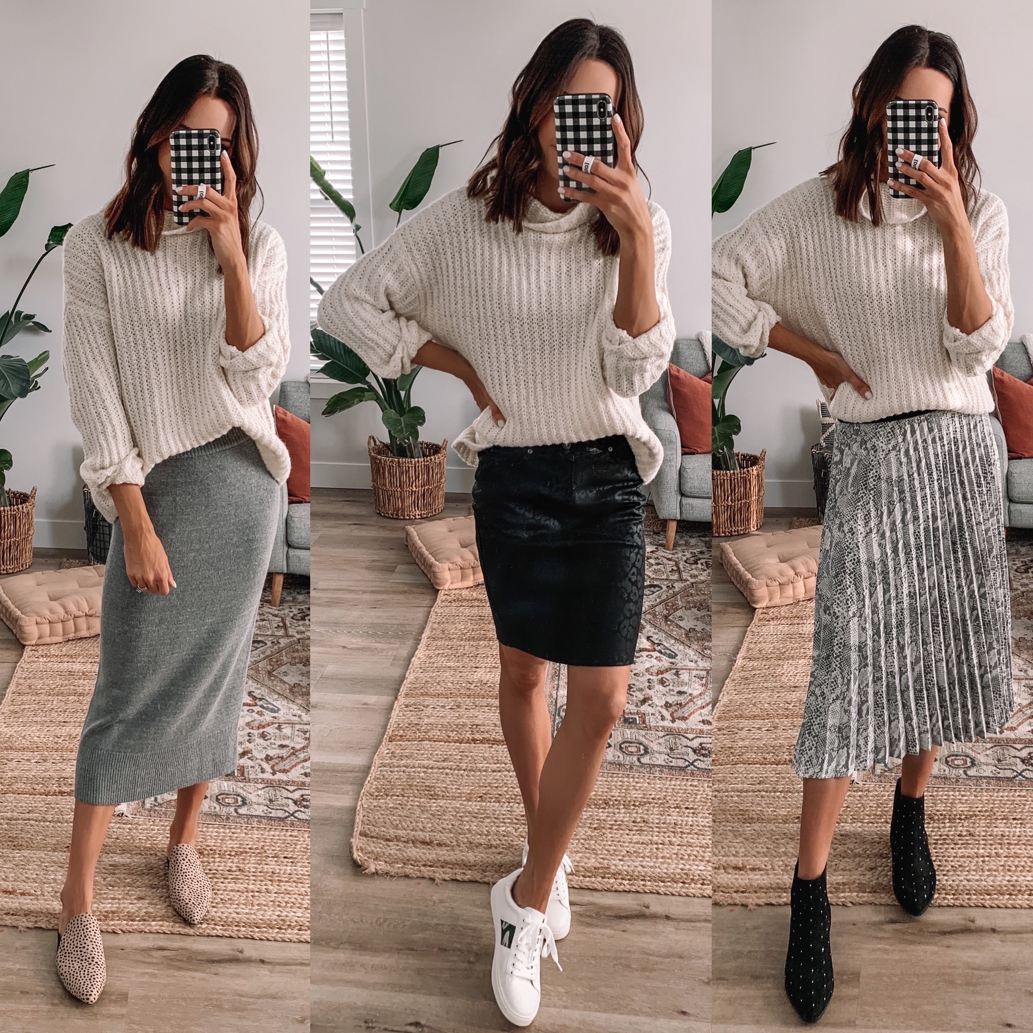 affordable winter skirt outfits, Walmart fashion