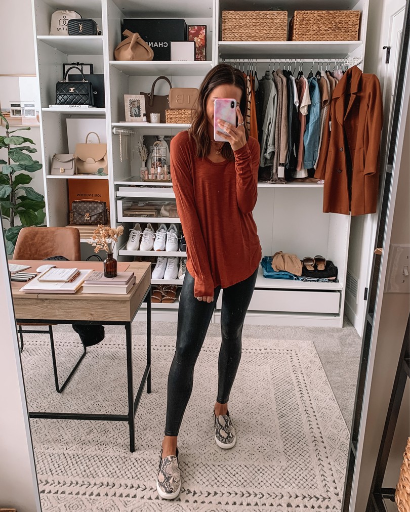 old navy haul 2020, fall old navy finds, long sleeve legging tee