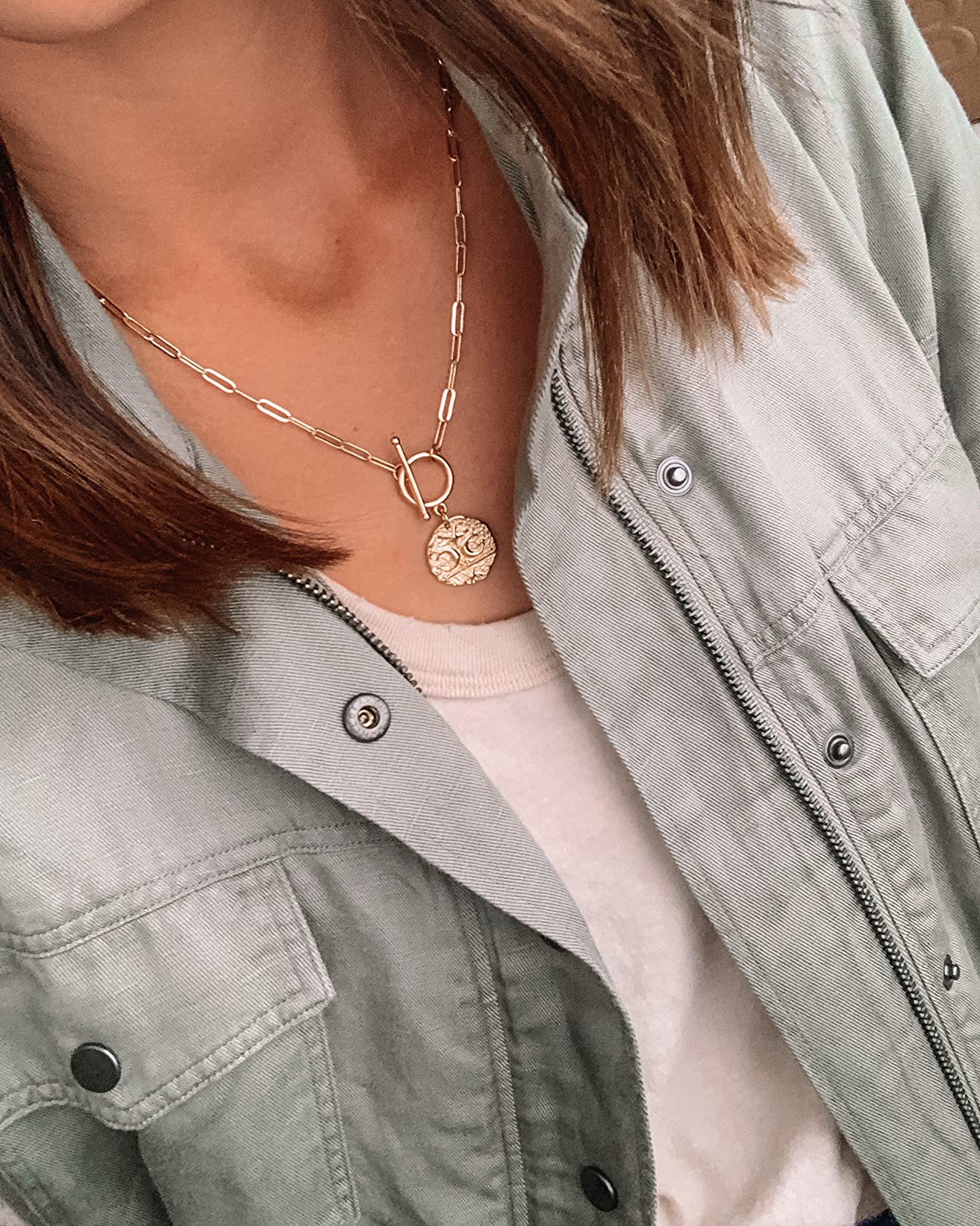 the styled press, Taylor Brown, best sellers, top sellers, amazon jewelry, gold chain necklace, toggle necklace
