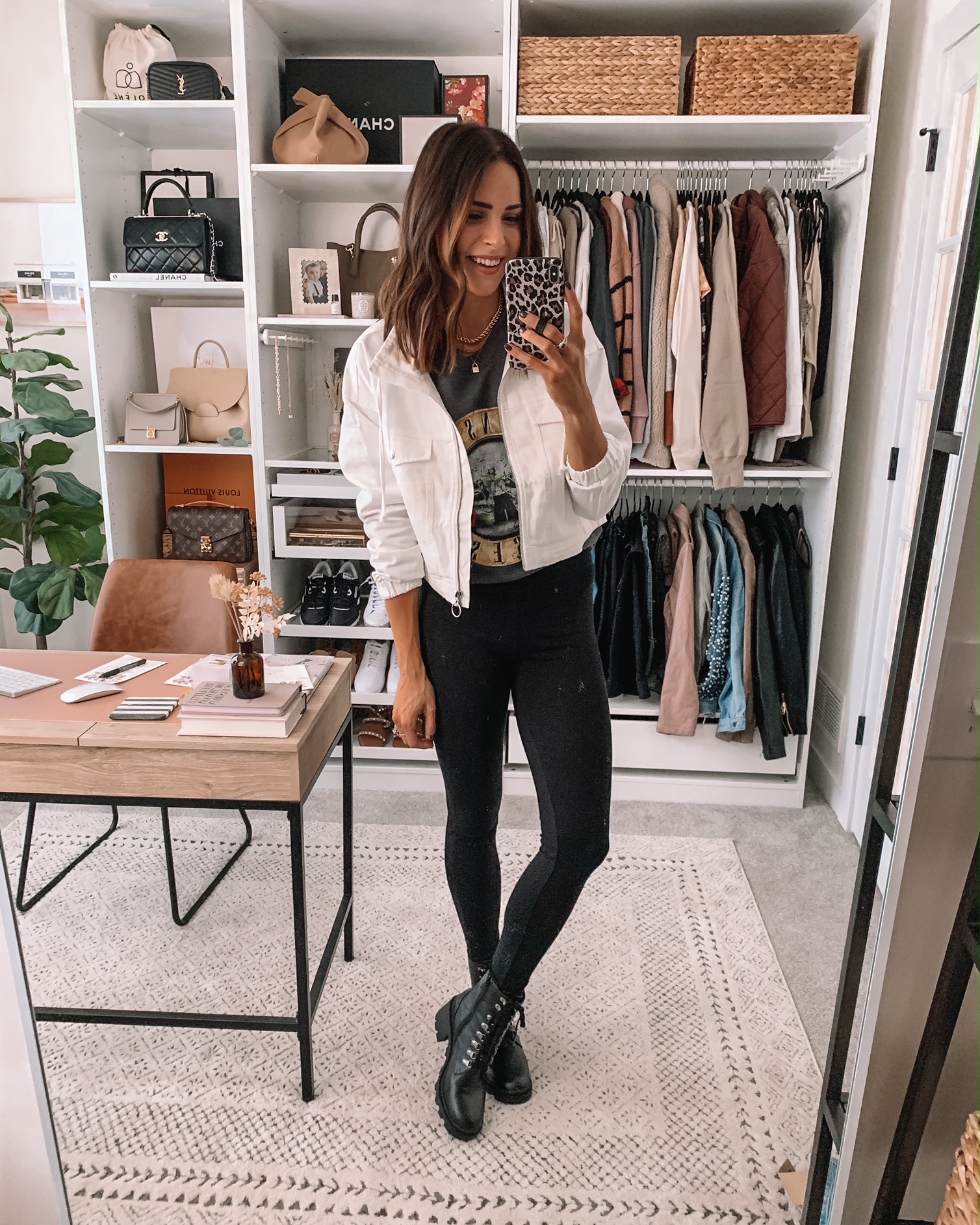 nordstrom fall favorites, fall fashion, under $100, band graphic sweatshirt, combat boots