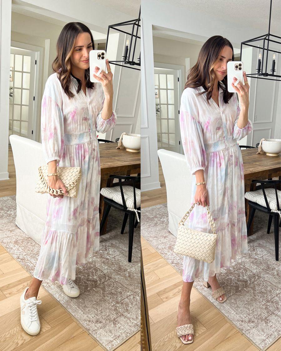 z supply tie dye dress, shirt dress, easter outfit